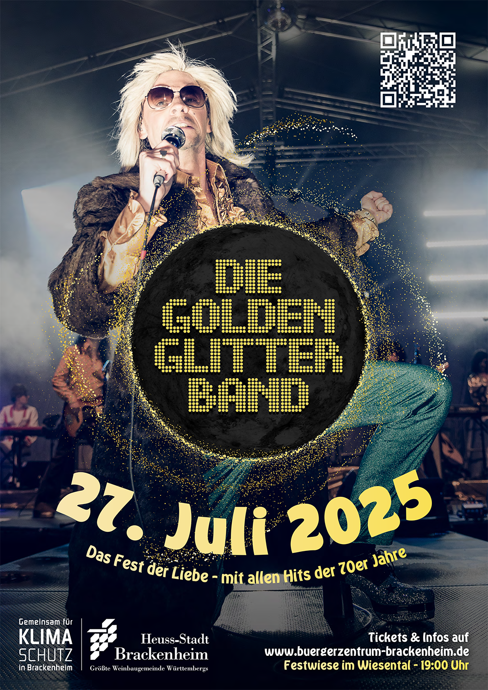 Golden Glitter Band